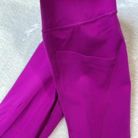 Athleta Salutation Stash Pocket Legging Pink/Purple Size XS - Picture 3 of 9